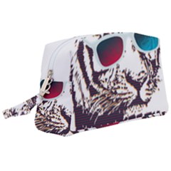 Krazy Katz 3d Tiger Roar Animal Wristlet Pouch Bag (large) by Sarkoni