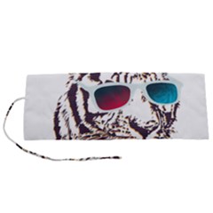 Krazy Katz 3d Tiger Roar Animal Roll Up Canvas Pencil Holder (s) by Sarkoni