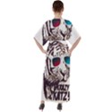 Krazy Katz 3d Tiger Roar Animal V-Neck Boho Style Maxi Dress View2