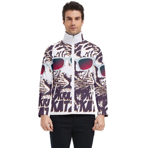 Krazy Katz 3d Tiger Roar Animal Men s Bomber Jacket by Sarkoni