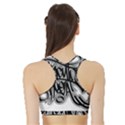 Hip Hop Music Drawing Art Graffiti Sports Bra with Border View2