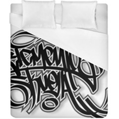 Hip Hop Music Drawing Art Graffiti Duvet Cover (california King Size) by Sarkoni