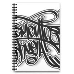 Hip Hop Music Drawing Art Graffiti 5 5  X 8 5  Notebook by Sarkoni