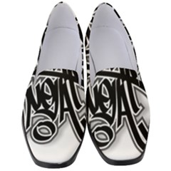 Hip Hop Music Drawing Art Graffiti Women s Classic Loafer Heels by Sarkoni