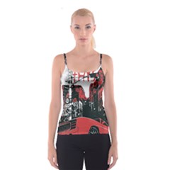 Cars City Fear This Poster Spaghetti Strap Top by Sarkoni