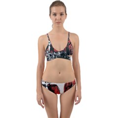 Cars City Fear This Poster Wrap Around Bikini Set by Sarkoni