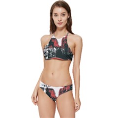 Cars City Fear This Poster Banded Triangle Bikini Set by Sarkoni