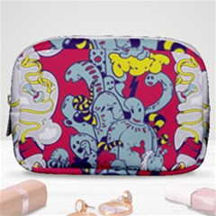 Fresh Urban Cartoon Monster Illustration Cartoon Character Text Make Up Pouch (small) by Sarkoni