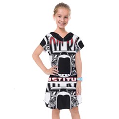 Vintage Car Hot Rod Motor Vehicle Kids  Drop Waist Dress by Sarkoni