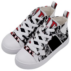 Vintage Car Hot Rod Motor Vehicle Kids  Mid-top Canvas Sneakers by Sarkoni