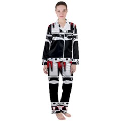 Vintage Car Hot Rod Motor Vehicle Women s Long Sleeve Satin Pajamas Set	 by Sarkoni