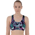 Anarchy Skull And Birds Back Weave Sports Bra View1