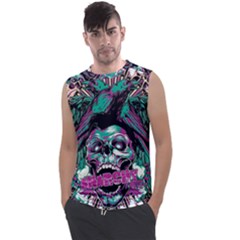 Anarchy Skull And Birds Men s Regular Tank Top by Sarkoni