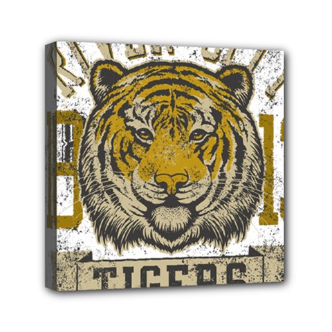 1813 River City Tigers Athletic Department Mini Canvas 6  X 6  (stretched) by Sarkoni