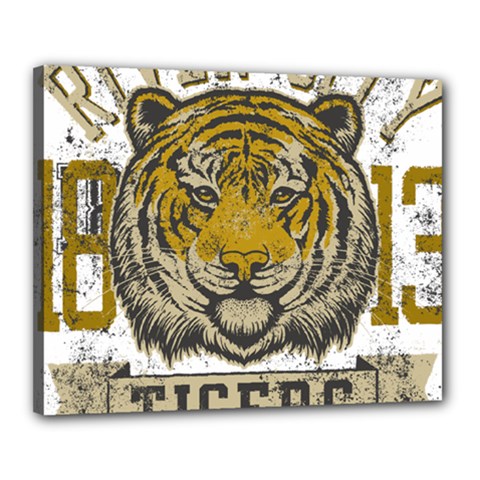 1813 River City Tigers Athletic Department Canvas 20  X 16  (stretched) by Sarkoni