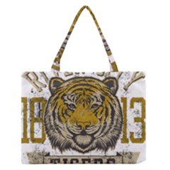 1813 River City Tigers Athletic Department Zipper Medium Tote Bag by Sarkoni