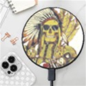 Motorcycle And Skull Cruiser Native American Wireless Fast Charger(Black) View1