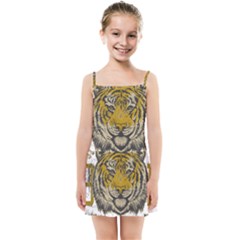 1813 River City Tigers Athletic Department Kids  Summer Sun Dress by Sarkoni