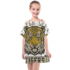 1813 River City Tigers Athletic Department Kids  One Piece Chiffon Dress by Sarkoni