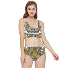 1813 River City Tigers Athletic Department Frilly Bikini Set