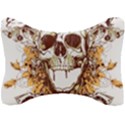 Harvest Of Fear Logo Illustration Skull Pistol Seat Head Rest Cushion View1