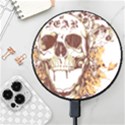 Harvest Of Fear Logo Illustration Skull Pistol Wireless Fast Charger(Black) View1