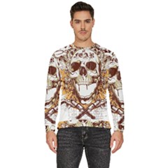 Harvest Of Fear Logo Illustration Skull Pistol Men s Fleece Sweatshirt by Sarkoni