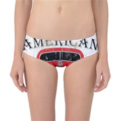 Perfect American Vintage Classic Car Signage Retro Style Classic Bikini Bottoms by Sarkoni