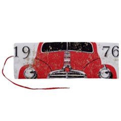 Perfect American Vintage Classic Car Signage Retro Style Roll Up Canvas Pencil Holder (m) by Sarkoni