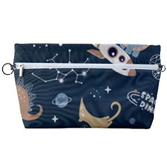 Space Theme Art Pattern Design Wallpaper Handbag Organizer by Proyonanggan