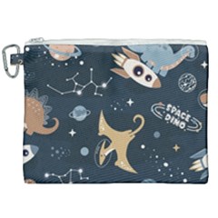 Space Theme Art Pattern Design Wallpaper Canvas Cosmetic Bag (xxl) by Proyonanggan