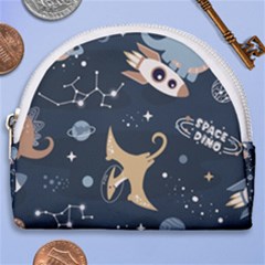 Space Theme Art Pattern Design Wallpaper Horseshoe Style Canvas Pouch by Proyonanggan