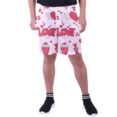 Hand Drawn Valentines Day Element Collection Men s Pocket Shorts by Bedest