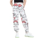 Cute Cat Chef Cooking Seamless Pattern Cartoon Kids  Joggers View1