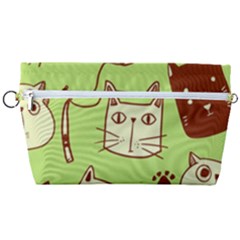 Cute Hand Drawn Cat Seamless Pattern Handbag Organizer by Bedest