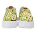 Cute Hand Drawn Cat Seamless Pattern Women s Slip On Sneakers View4