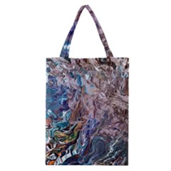 Abstract Blend V Classic Tote Bag by kaleidomarblingart