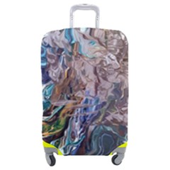 Abstract Blend V Luggage Cover (medium) by kaleidomarblingart