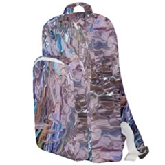 Abstract Blend V Double Compartment Backpack by kaleidomarblingart