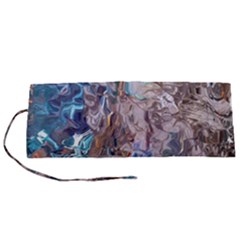 Abstract Blend V Roll Up Canvas Pencil Holder (s) by kaleidomarblingart