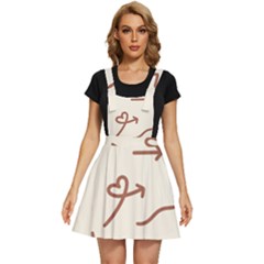 Abstract Arrow Sign Love Aesthetic Apron Dress by Apen