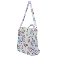 Drinks Cocktails Doodles Coffee Crossbody Backpack by Apen