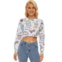 Drinks Cocktails Doodles Coffee Lightweight Long Sleeve Sweatshirt View1