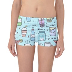 Drinks Cocktails Doodle Coffee Boyleg Bikini Bottoms by Apen