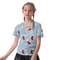 Christmas Pattern Kids  Front Cut T-Shirt View2