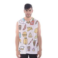 Dinner Meal Food Snack Fast Food Men s Basketball Tank Top by Apen