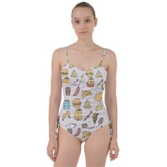 Dinner Meal Food Snack Fast Food Sweetheart Tankini Set by Apen