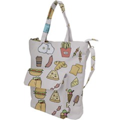 Dinner Meal Food Snack Fast Food Shoulder Tote Bag