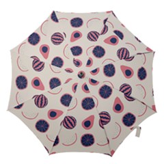 Fruits Halves Pattern Design Hook Handle Umbrellas (large) by Apen