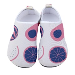 Fruits Halves Pattern Design Women s Sock-style Water Shoes by Apen